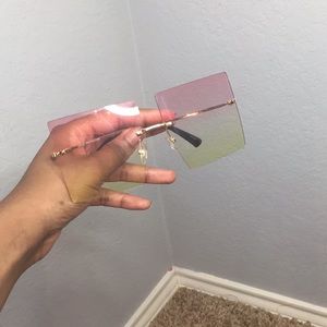 Cute Yellow & Pink Sunglasses